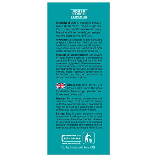 Naturando - Tussil Jarabe 150 ml - Complemento alimenticio para la Fluidez de las Secreciones Bronquiales - Acción Rápida y Eficaz