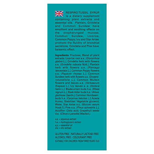 Naturando - Tussil Jarabe 150 ml - Complemento alimenticio para la Fluidez de las Secreciones Bronquiales - Acción Rápida y Eficaz