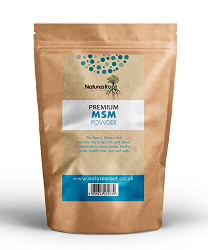 Natures Root MSM Powder 125 g - Metisulfonimetano - Polvo Puro 99,9%