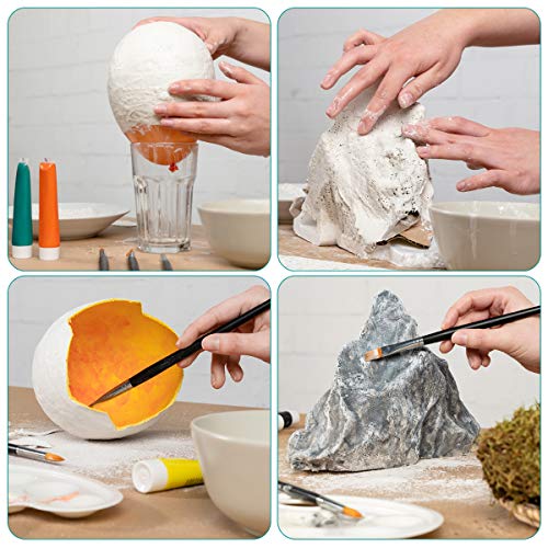 Navaris 10 Vendas de yeso - 10x Venda de escayola para modelado - Vendaje ideal para hacer moldes de cuerpo y arte creativo - Vendas de 5x300CM