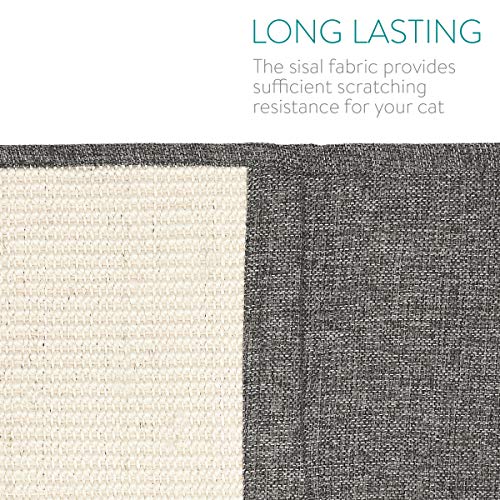 Navaris rascador para Gatos - Protector para Esquina de sofá o sillón - Afilador de uñas de sisal para Mascotas - para el Lado Izquierdo del Mueble