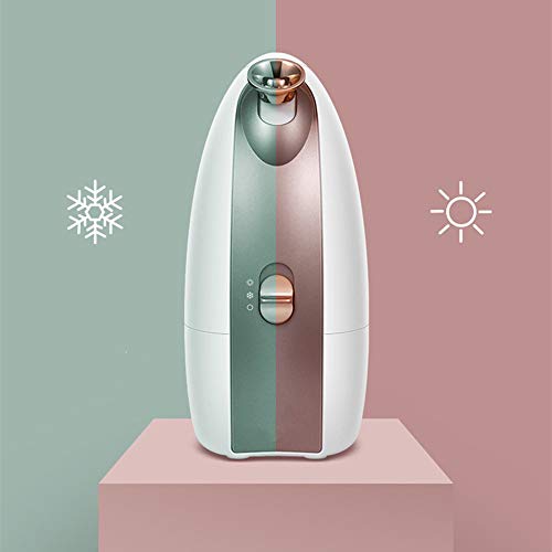 NBLL Equipo de SPA Facial con Vapor de Sudor frío y Caliente, máquina de vaporización de Iones hidratantes personales, Cuidado de la Piel, Adecuado para SPA de Sauna Facial en casa, poros limpios