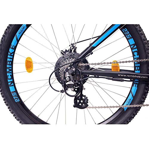 NCM Moscow Bicicleta eléctrica de montaña, 250W, Batería 48V 13Ah 624Wh (Negro 27,5")