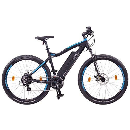 NCM Moscow Bicicleta eléctrica de montaña, 250W, Batería 48V 13Ah 624Wh (Negro 27,5")