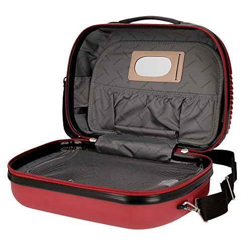 Neceser Movom Dakar ABS adaptable a trolley Rojo