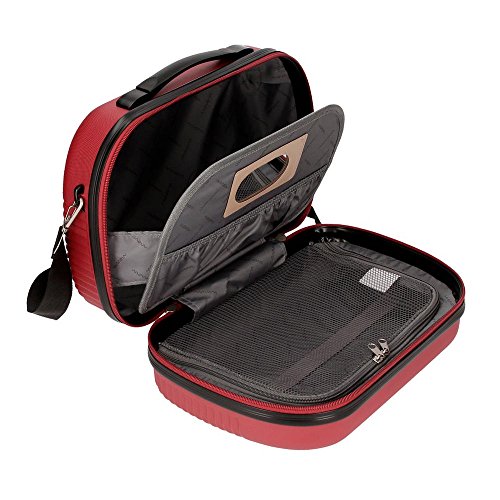 Neceser Movom Dakar ABS adaptable a trolley Rojo
