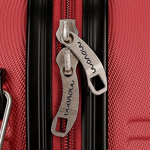 Neceser Movom Dakar ABS adaptable a trolley Rojo