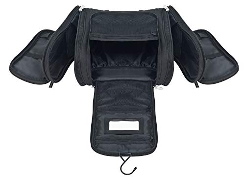 Neceser Walisa para colgar para caballero y señora, negro, neceser, bolsa de aseo, bolsa de viaje, bolsa de cosmética