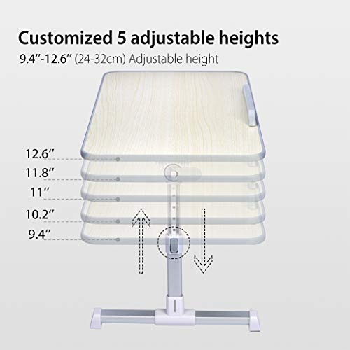 Neetto Mesa de Cama para Portátil Ajustable, Escritorio Portátil, Bandeja de Sofá Plegable, Escritorio de Calidad para Portátil, Atril para Sofá y Soporte de Suelo de Lectura para Niños - Minitable