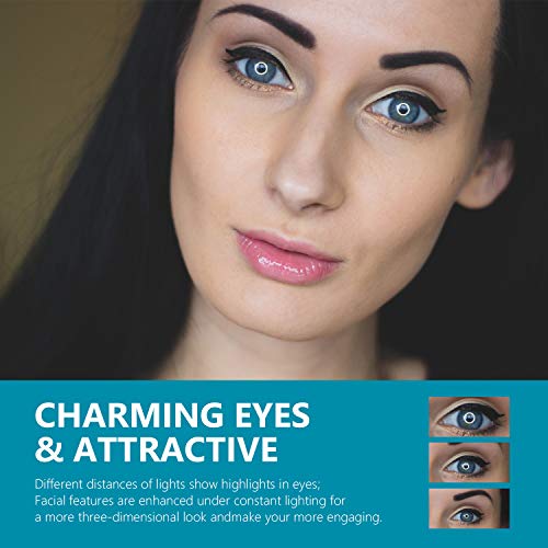 Neewer Kit Luz Anillo Versión Mejorada-1,8cm Ultra Delgado - 48cm, 3200-5600K, Luz Anillo LED Regulable con Soporte Luz, Soporte para Teléfono Giratorio, Adaptador Zapata para Retratos