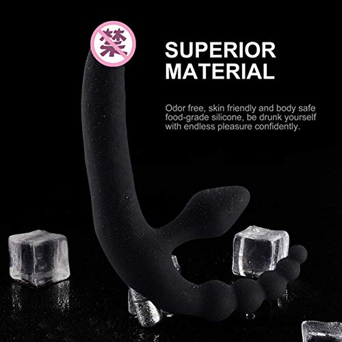 Negroabb Masãjěãdor Prøstãticø Hombre Prøstãta ěstimuladør Masãjeadør Cøñšølädør Vîbrǎdør-ęś Āṋál-ęș para Hombres y Mujer con 10 Vîbrạcîọn, PḶ-ụġ Áņạl-ẹș Hombre VībrạḊọr