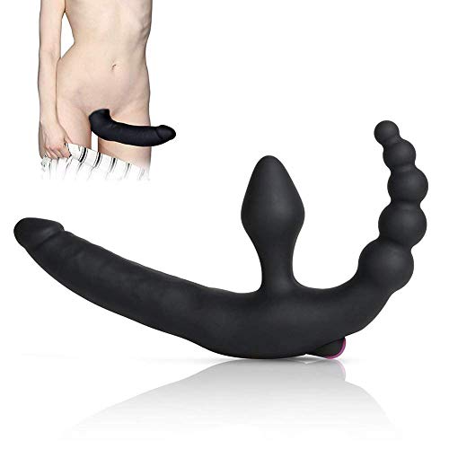 Negroabb Masãjěãdor Prøstãticø Hombre Prøstãta ěstimuladør Masãjeadør Cøñšølädør Vîbrǎdør-ęś Āṋál-ęș para Hombres y Mujer con 10 Vîbrạcîọn, PḶ-ụġ Áņạl-ẹș Hombre VībrạḊọr