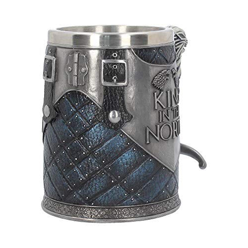 Nemesis Now B4158M8 King in The North Tankard Game of Thrones - Taza (14 cm), color azul