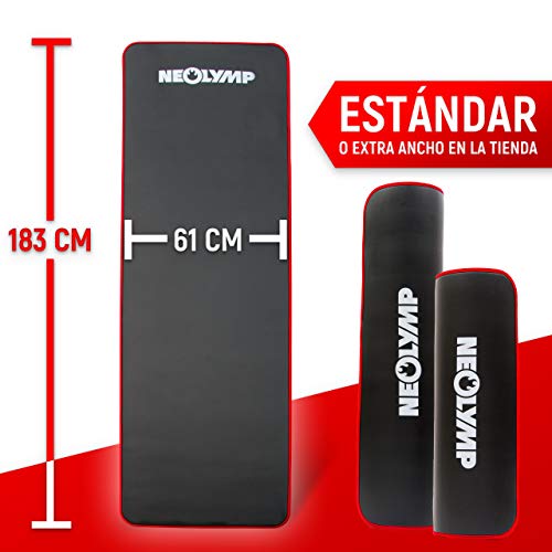 NEOLYMP Esterilla DE Fitness Premium/Esterilla DE Deporte para EL Entorno DE Deportistas Profesionales + 5 años DE GARANTÍA, Esterilla DE Gimnasia, Esterilla DE Yoga, Esterilla DE Entrenamiento