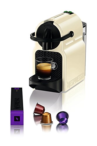 Nespresso De'Longhi Inissia EN80.CW - Cafetera monodosis de cápsulas Nespresso, 19 bares, apagado automático, color crema