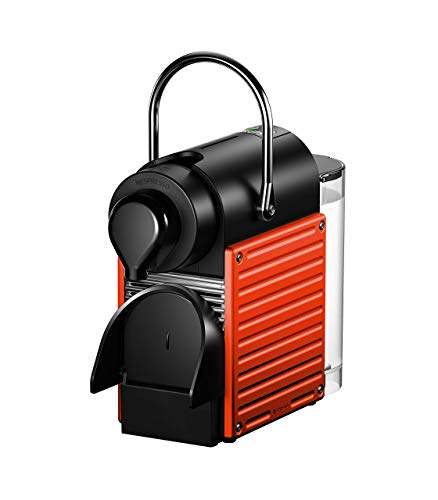 Nespresso Krups Pixie XN3045 - Cafetera monodosis de cápsulas Nespresso, 19 bares, apagado automático, color rojo naranja
