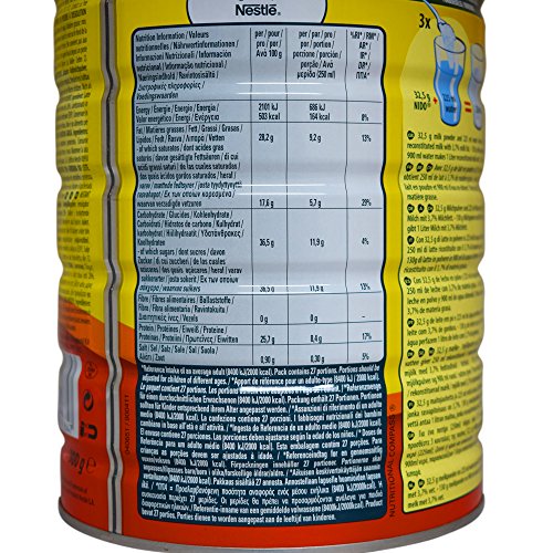 Nestlé Nido instantánea completa Crema de leche en polvo - 1 x 900gm