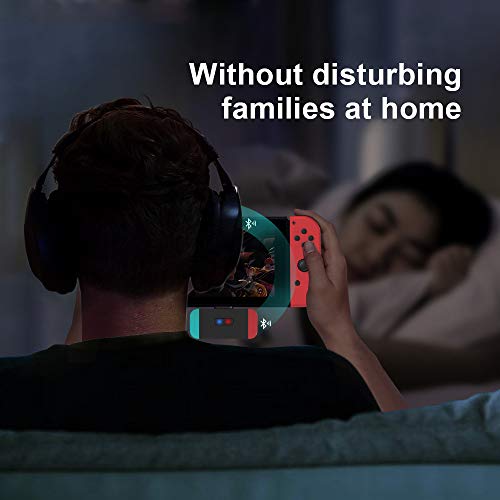NetDot Adaptador Bluetooth con Conector USB-C para Nintendo Switch / Switch Lite,Compatible Sony,Bose,PC y Auriculares Bluetooth