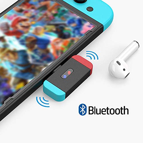 NetDot Adaptador Bluetooth con Conector USB-C para Nintendo Switch / Switch Lite,Compatible Sony,Bose,PC y Auriculares Bluetooth