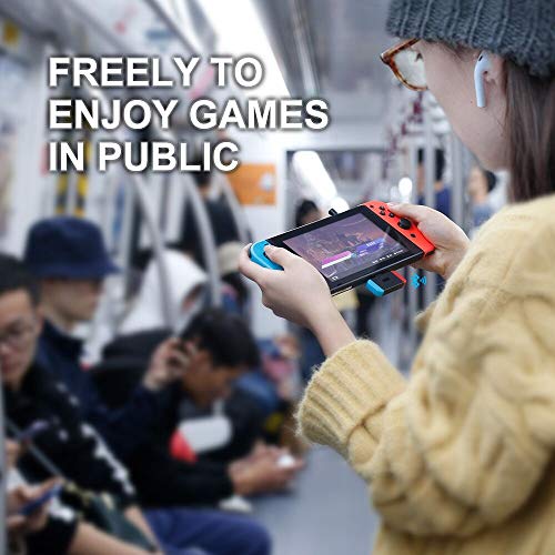 NetDot Adaptador Bluetooth con Conector USB-C para Nintendo Switch / Switch Lite,Compatible Sony,Bose,PC y Auriculares Bluetooth