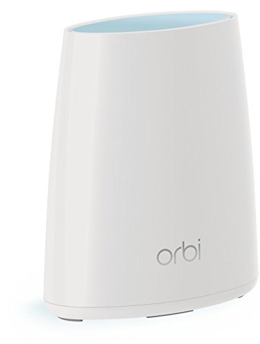 Netgear Orbi RBK40-100PES - Sistema WiFi de Red Mesh, kit de router compacto y satélite (AC2200 tribanda, cobertura de 250 metros ampliables, compatible con Alexa, instalación sencilla y segura)