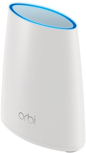 Netgear Orbi RBK40-100PES - Sistema WiFi de Red Mesh, kit de router compacto y satélite (AC2200 tribanda, cobertura de 250 metros ampliables, compatible con Alexa, instalación sencilla y segura)