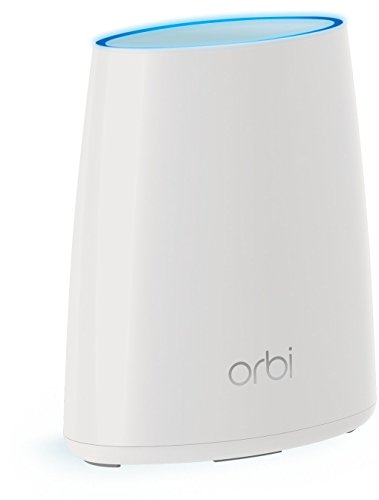 Netgear Orbi RBK40-100PES - Sistema WiFi de Red Mesh, kit de router compacto y satélite (AC2200 tribanda, cobertura de 250 metros ampliables, compatible con Alexa, instalación sencilla y segura)