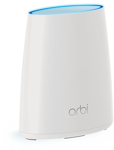 Netgear Orbi RBK40-100PES - Sistema WiFi de Red Mesh, kit de router compacto y satélite (AC2200 tribanda, cobertura de 250 metros ampliables, compatible con Alexa, instalación sencilla y segura)