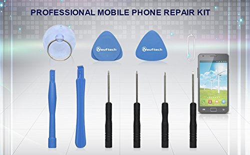 Neuftech 10-en-1 Kit de Herramientas para Desmontar reparación el teléfono móvil/iPhone 4 4S 5 5S 6 6 Plus iPod