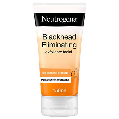 Neutrogena Blackhead Eliminating Exfoliante Facial con Ácido Salicílico Purificante, Pieles con Puntos Negros, 150 ml