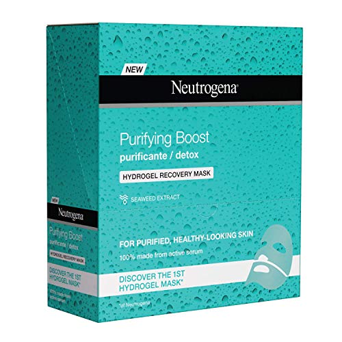 Neutrogena Hydroboost, Máscara de Hidrogel Purificante - 12 Unidades