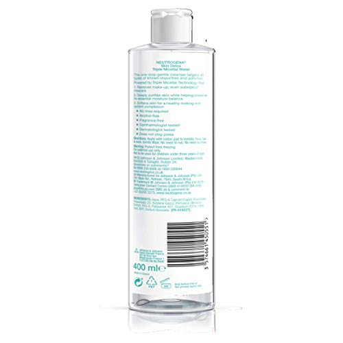 Neutrogena Skin Detox Agua Micelar Triple - 400 ml.