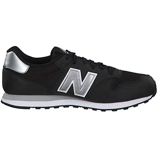 New Balance 500 Core, Zapatillas para Hombre, Negro Black Silver Black Silver, 47.5 EU