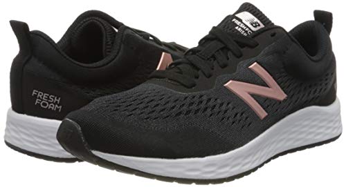New Balance Fresh Foam Arishi V3, Zapatillas para Correr de Carretera para Mujer, Negro (Black/White/Rose Gold), 36.5 EU
