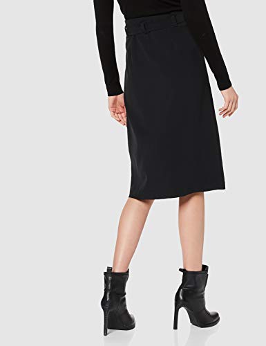 New Look Hoop Belt Falda, Negro (Black 01), 38 para Mujer