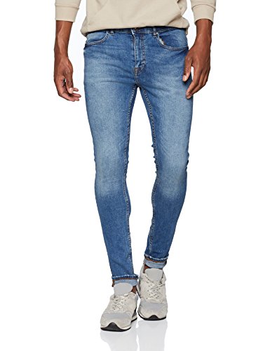 New Look Kit, Vaqueros skinny Hombre, Azul (Bright Blue), W76/L81 (Talla fabricante: W30/L32 )