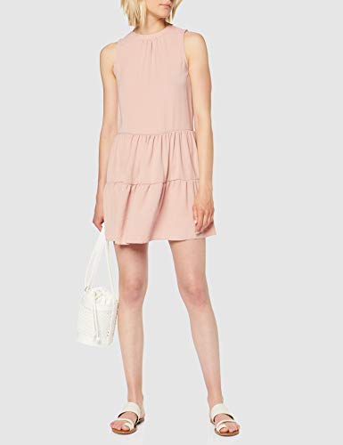 New Look Smock Vestido, Rosa (Light Pink 70), 40 (Talla del Fabricante: 12) para Mujer