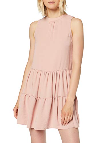 New Look Smock Vestido, Rosa (Light Pink 70), 40 (Talla del Fabricante: 12) para Mujer