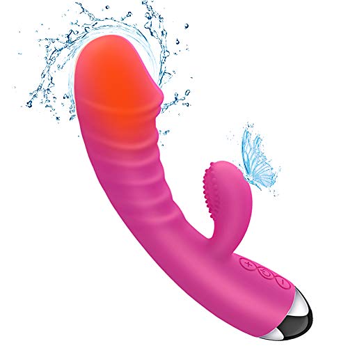 Newdy Vǐbrǎdǒr Mujér con Calefacción Inteligente, Cônșộlạdôr Portátil Silicona con 30 Modos, Juguétés Séxáles para Parejạs Pǔntǒ G y Clítǒrǐs