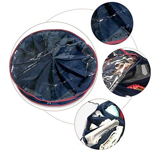 NEWEL SHOE El Zapato va-Redondo-Organizador Conveniente, Bufanda Redonda del almacenaje del hogar, Bolso casero del Sombrero del almacenaje del Recorrido