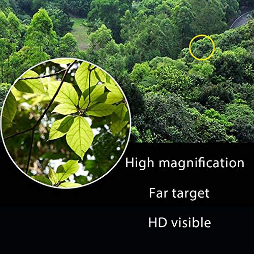 Newseego 50x60 Telescopio Monocular, HD de Alta Potencia con Clip de Teléfono y Trípode para Teléfono Celular, Telescopio de Doble Enfoque BAK4 Prism para Observación de Aves, Turismo