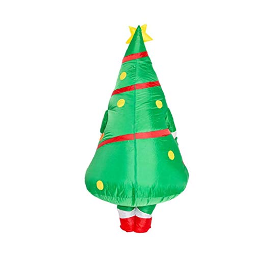 Nicedier Traje de Navidad árbol de Navidad árbol de Ropa Inflable Creativo Blow Arriba del Traje de Vacaciones del Partido de Cosplay