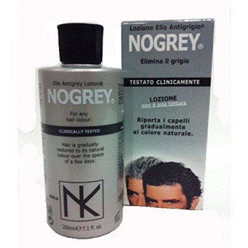 Nicky Chini® - Elio NoGrey - Loción para eliminar el pelo gris, 200 ml, elimina las canas