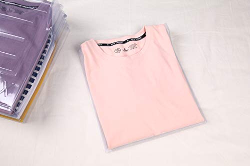 Nifogo Organizador de Armario el hogar Estantería Plegable Estante de Almacenamiento Organizador Plegable Apilamiento Camisas Camiseta Folder (20 Pack)
