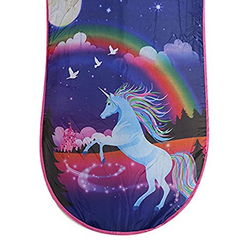 Nifogo Tiendas de ensueño, Carpa de Ensueño Wizard World, fantasía Interior de la Cama Redes de Regalo, Children Play Cama Tienda de Campaña (Unicornio)