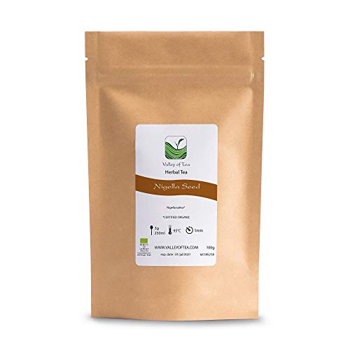 Nigella orgánica semillas comino negro - Nigella Sativa semilla calidad gourmet 100g