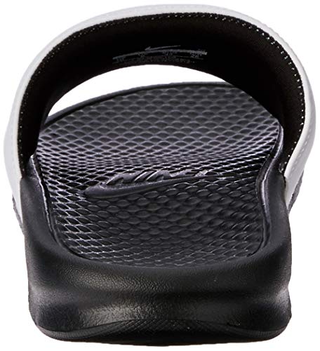 NIKE Benassi JDI, Chanclas para Hombre, Blanco (White/Black Black), 44 EU
