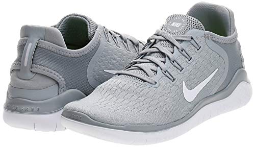 Nike Free Rn 2018, Zapatillas de Running para Mujer, Gris (Wolf Grey/White/White/Volt 003), 36 EU