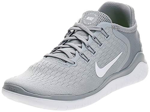 Nike Free Rn 2018, Zapatillas de Running para Mujer, Gris (Wolf Grey/White/White/Volt 003), 36 EU