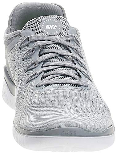 Nike Free Rn 2018, Zapatillas de Running para Mujer, Gris (Wolf Grey/White/White/Volt 003), 36 EU